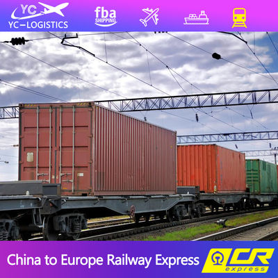 حمل و نقل قطار FBA حمل و نقل بار از چین به آلمان فرانسه